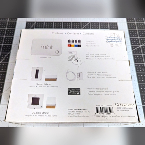 Mint Silhouette - Stamp Maker Kit - Picture 2 of 3